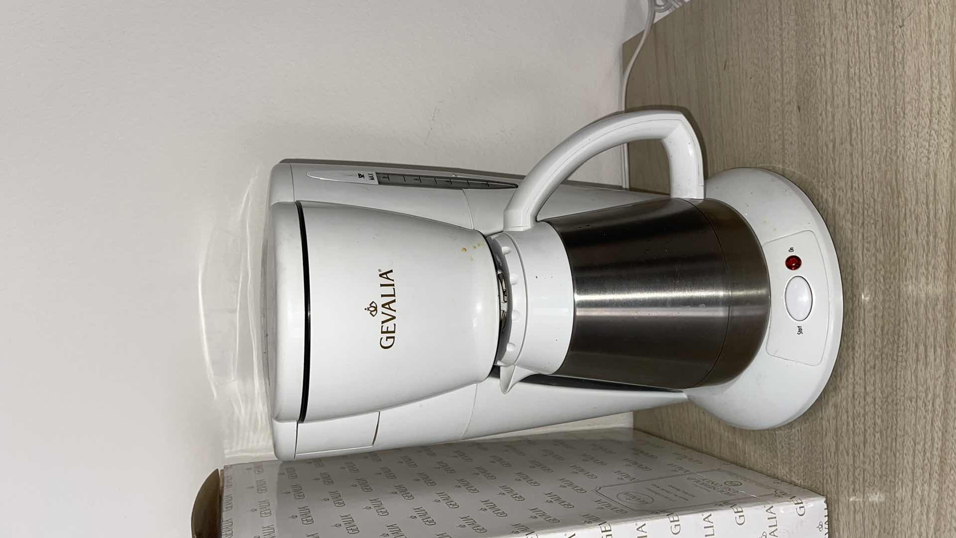 Photo 1 of GEVALIA COFFEE MAKER W BOX (USED)