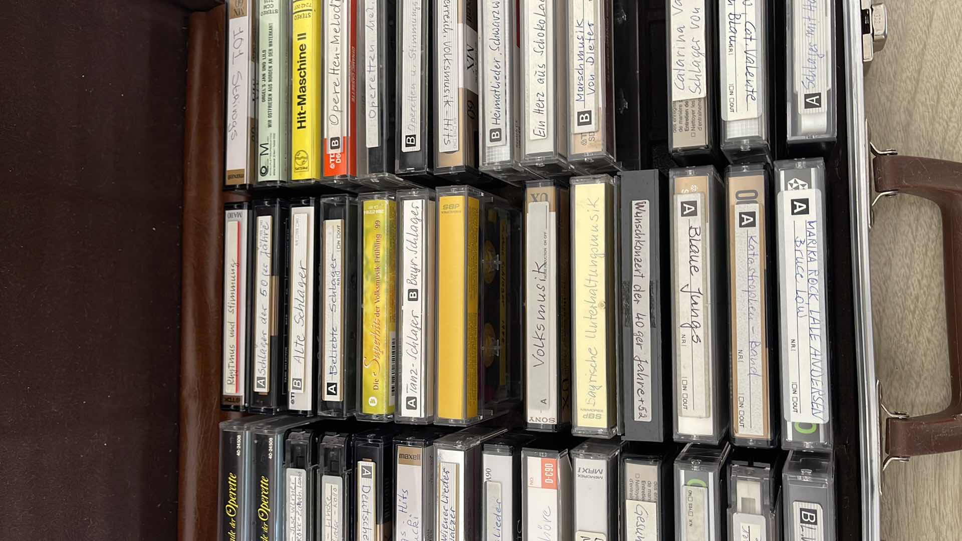 Photo 1 of 3 CASES OF GERMAN CASSETTES TAPES