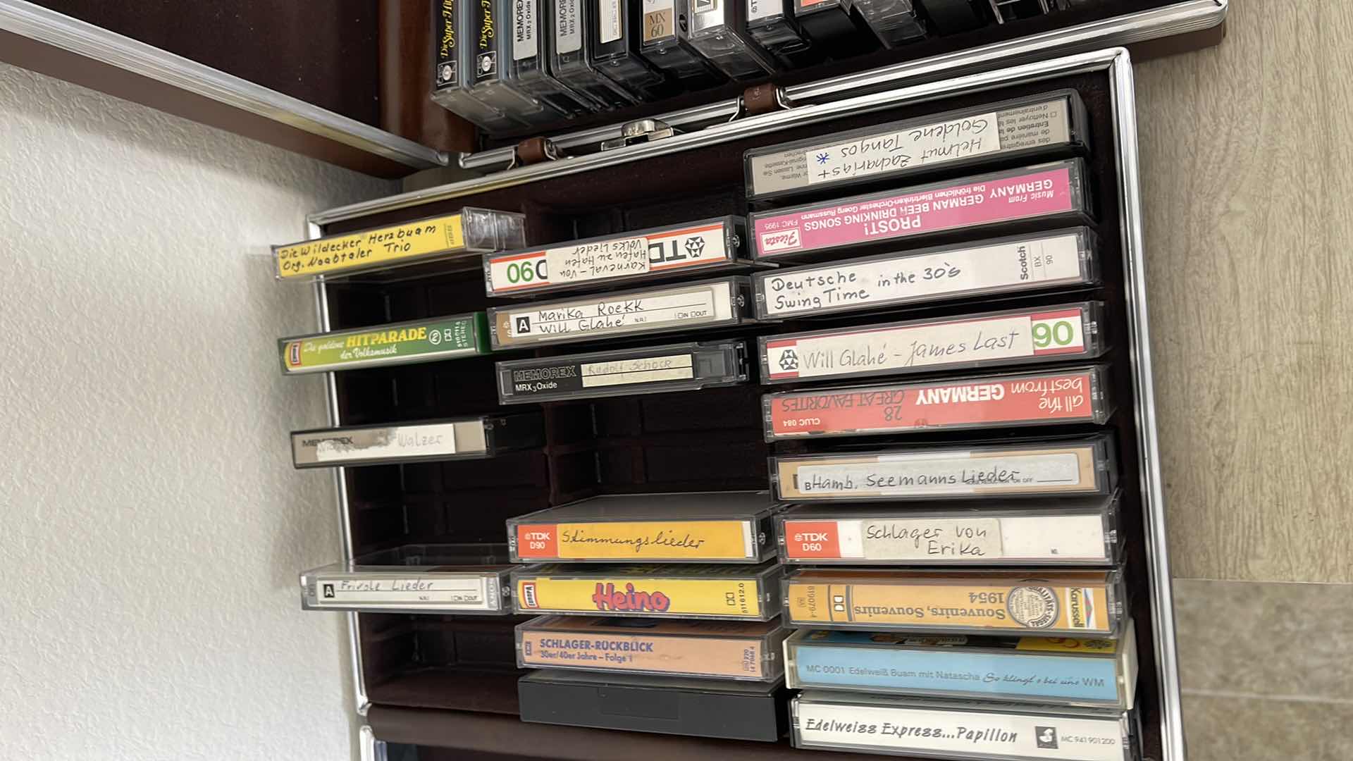Photo 1 of 3 CASES OF GERMAN CASSETTES TAPES