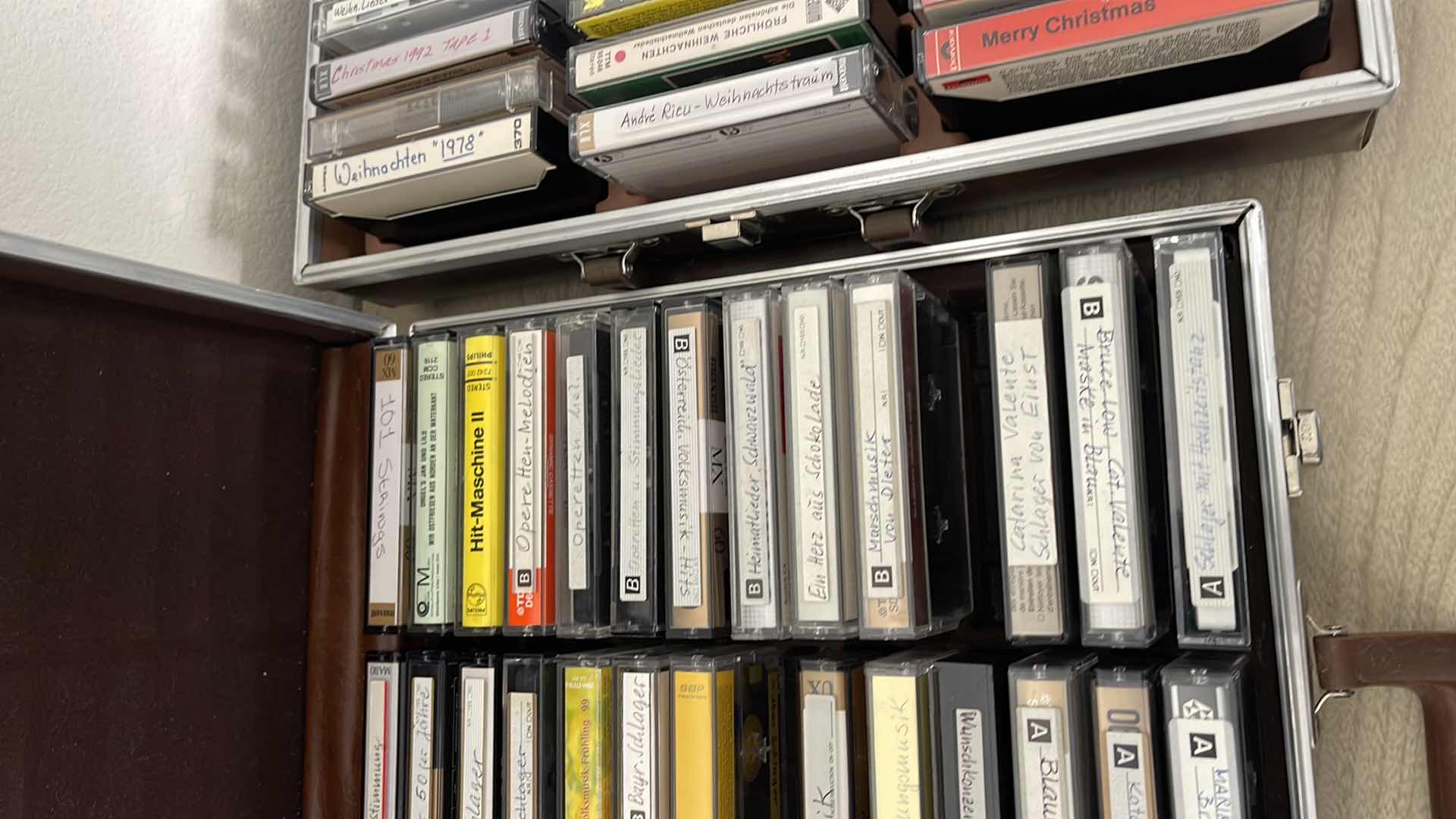 Photo 1 of 3 CASES OF GERMAN CASSETTES TAPES