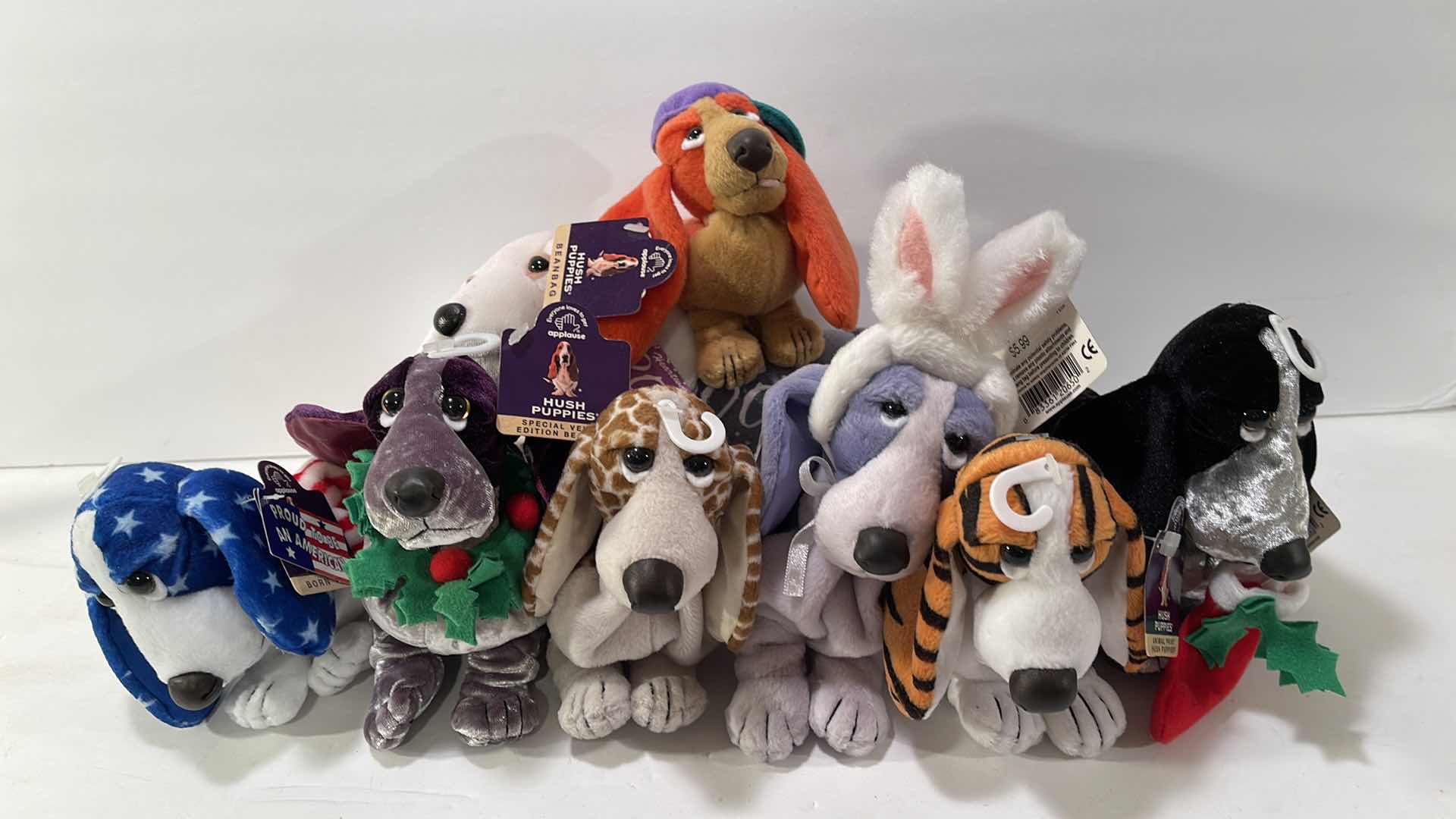 Photo 1 of HUSH PUPPIES COLLECTABLE PLUSH TOYS NOS AND WITH TAGS