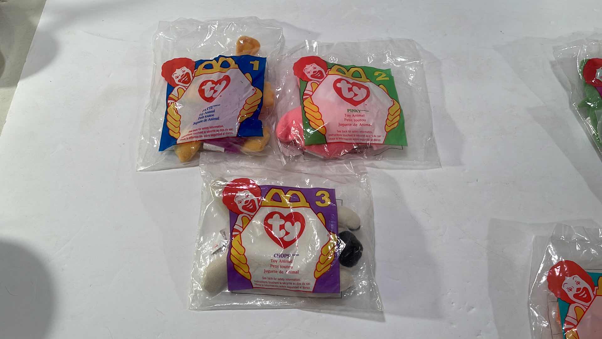 Photo 1 of 1997 MCDONALDS TEENIE BEANIES 1-.10