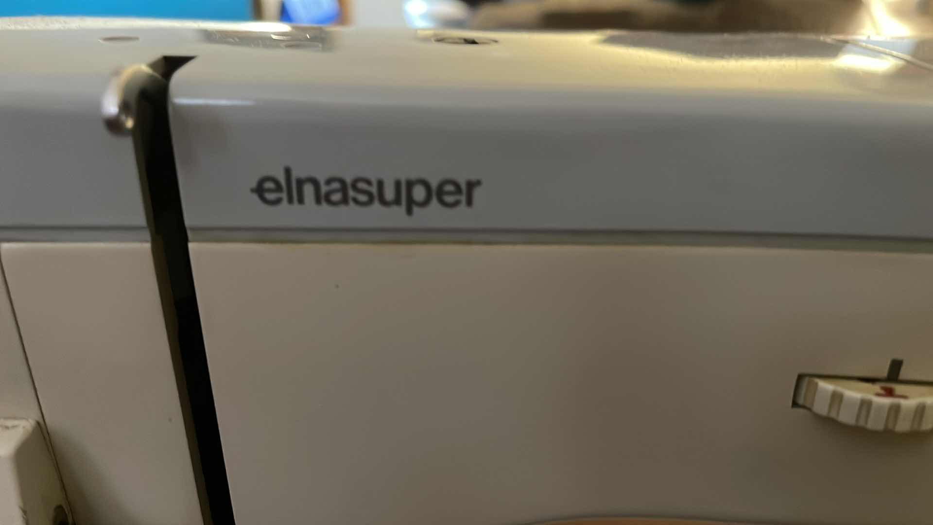 Photo 1 of ELNA SUPER VINTAGE SEWING MACHINE WITH TABLE & CHAIR