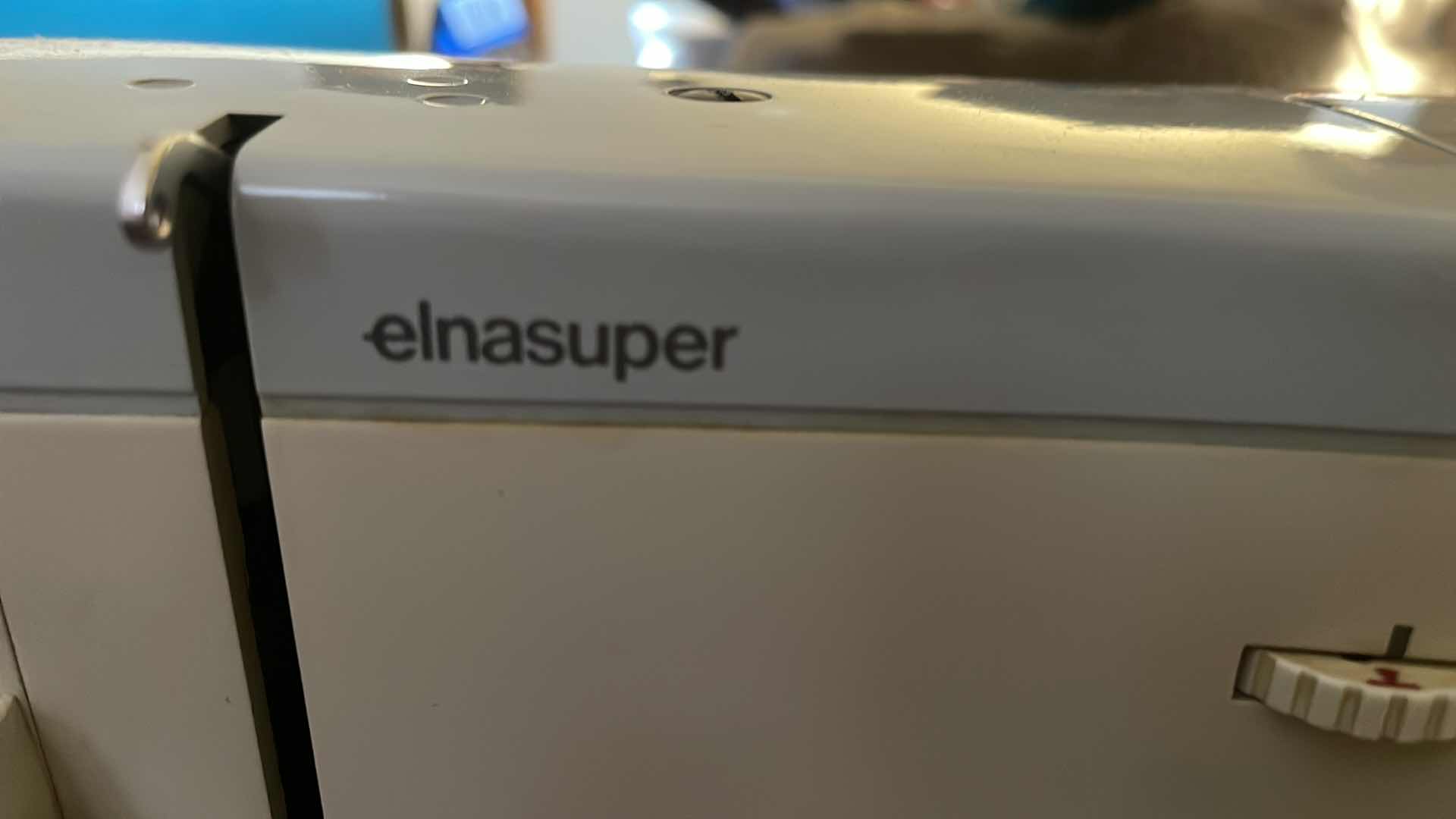 Photo 1 of ELNA SUPER VINTAGE SEWING MACHINE WITH TABLE & CHAIR