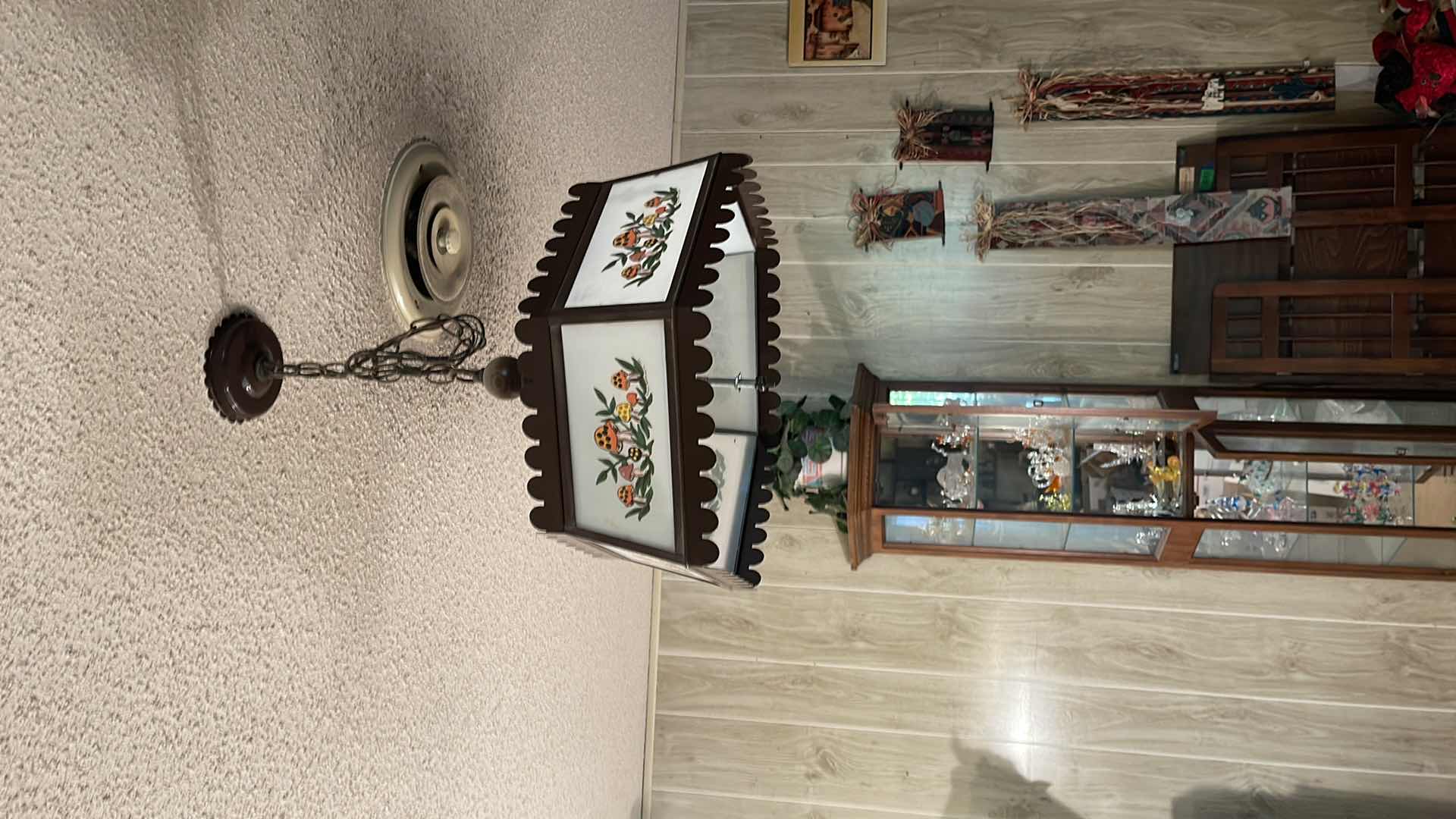 Photo 1 of VINTAGE MERRY MUSHROOM HANGING LIGHT FIXTURE 1976 SEARS