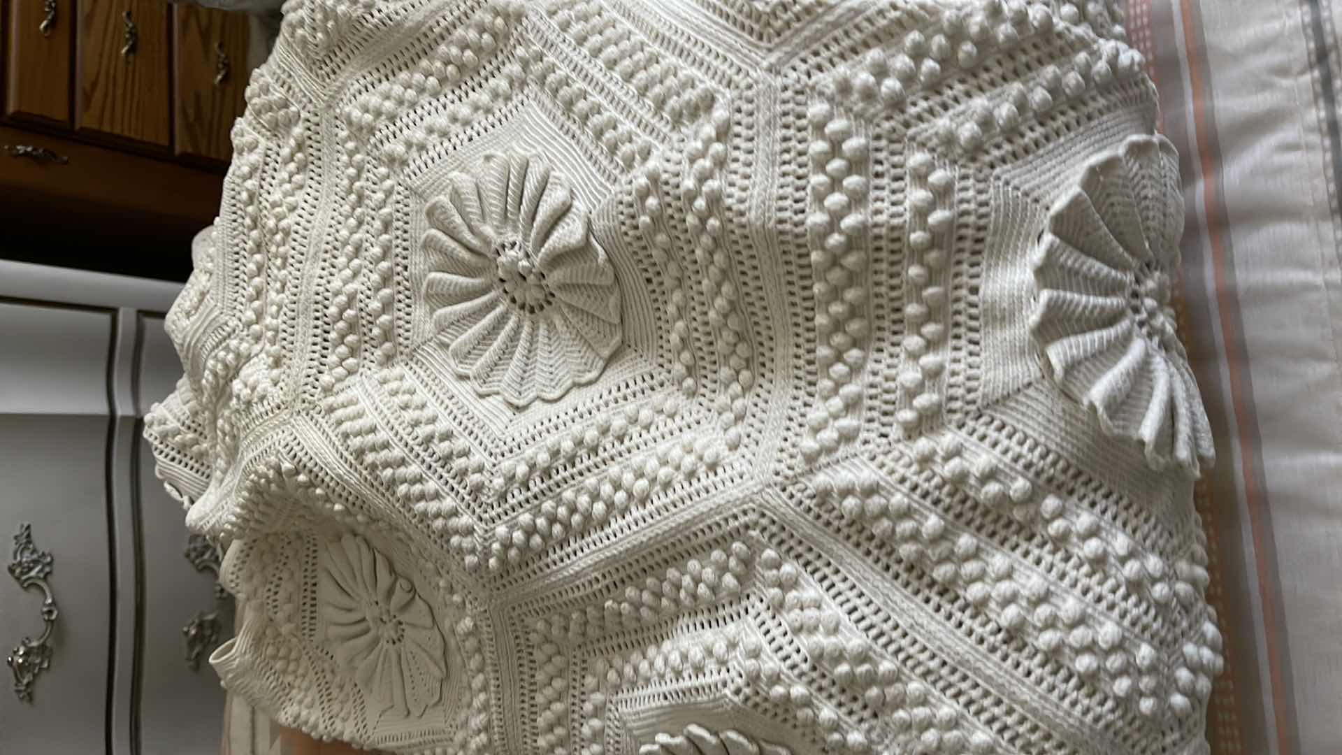 Photo 1 of VINTAGE HANDCRAFTED BLANKET 