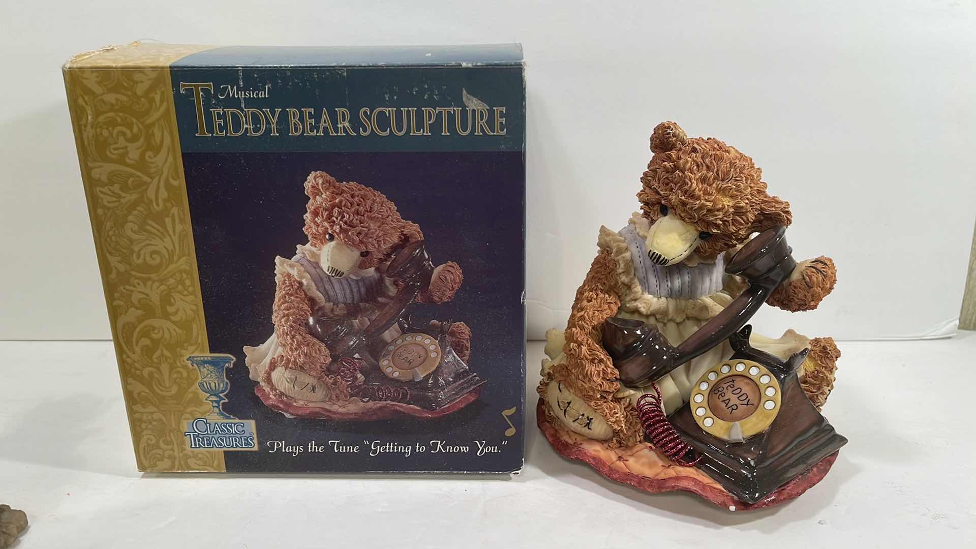 Photo 1 of TEDDY BEAR COLLECTION INCLUDES MUSICAL TEDDY BEAR SCULPTURE