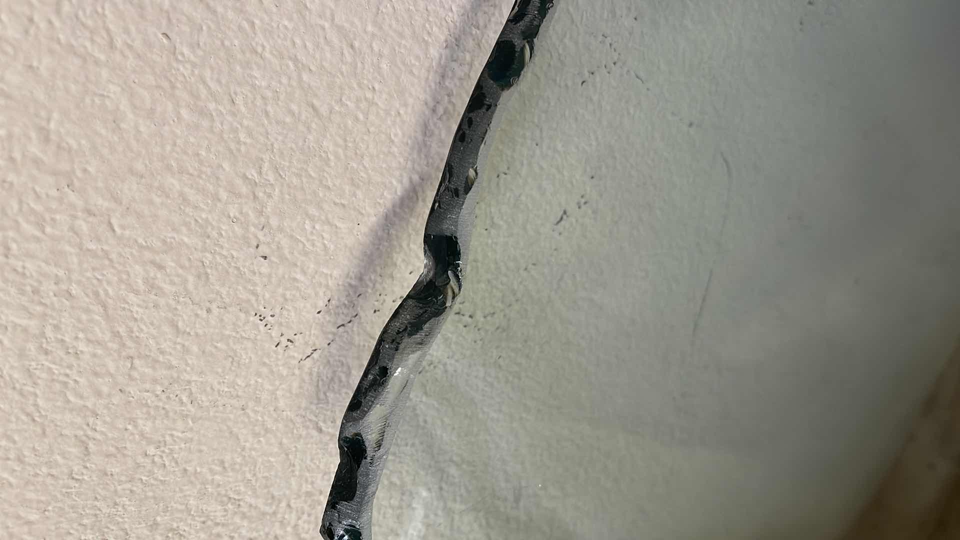 Photo 1 of GLASS FREE FORM EDGE HEAVY TABLE TOP
38 X 38