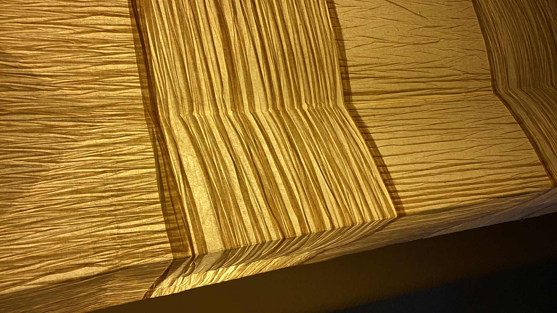 Photo 1 of TALL PAPER SHADE FLOOR LAMPS 61” - SETOF 2 - FLOOR BUTTON ON OFF CONTROL