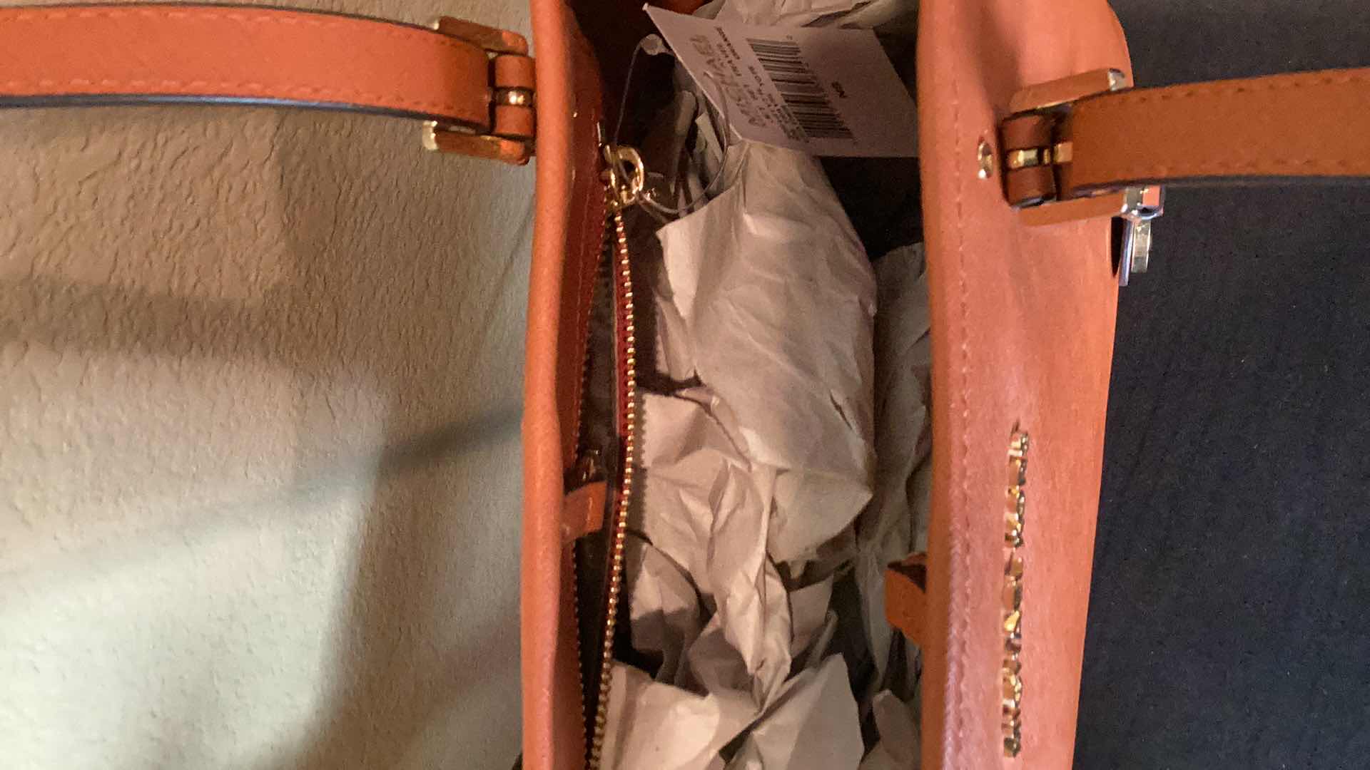 Photo 1 of MICHAEL KORS ORANGE SMALL ORANGE TRAVEL TOTE NWT