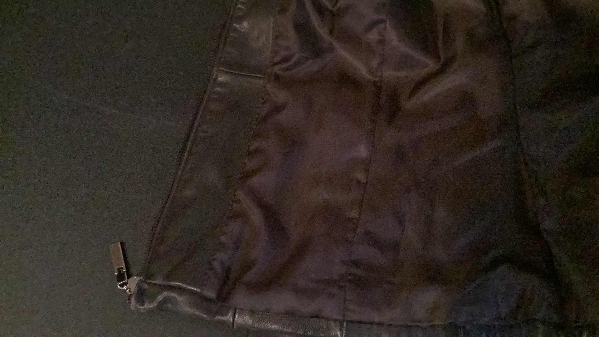 Photo 4 of WOMENS DARK BROWN AVANTI LINED LEATHER JACKET - M