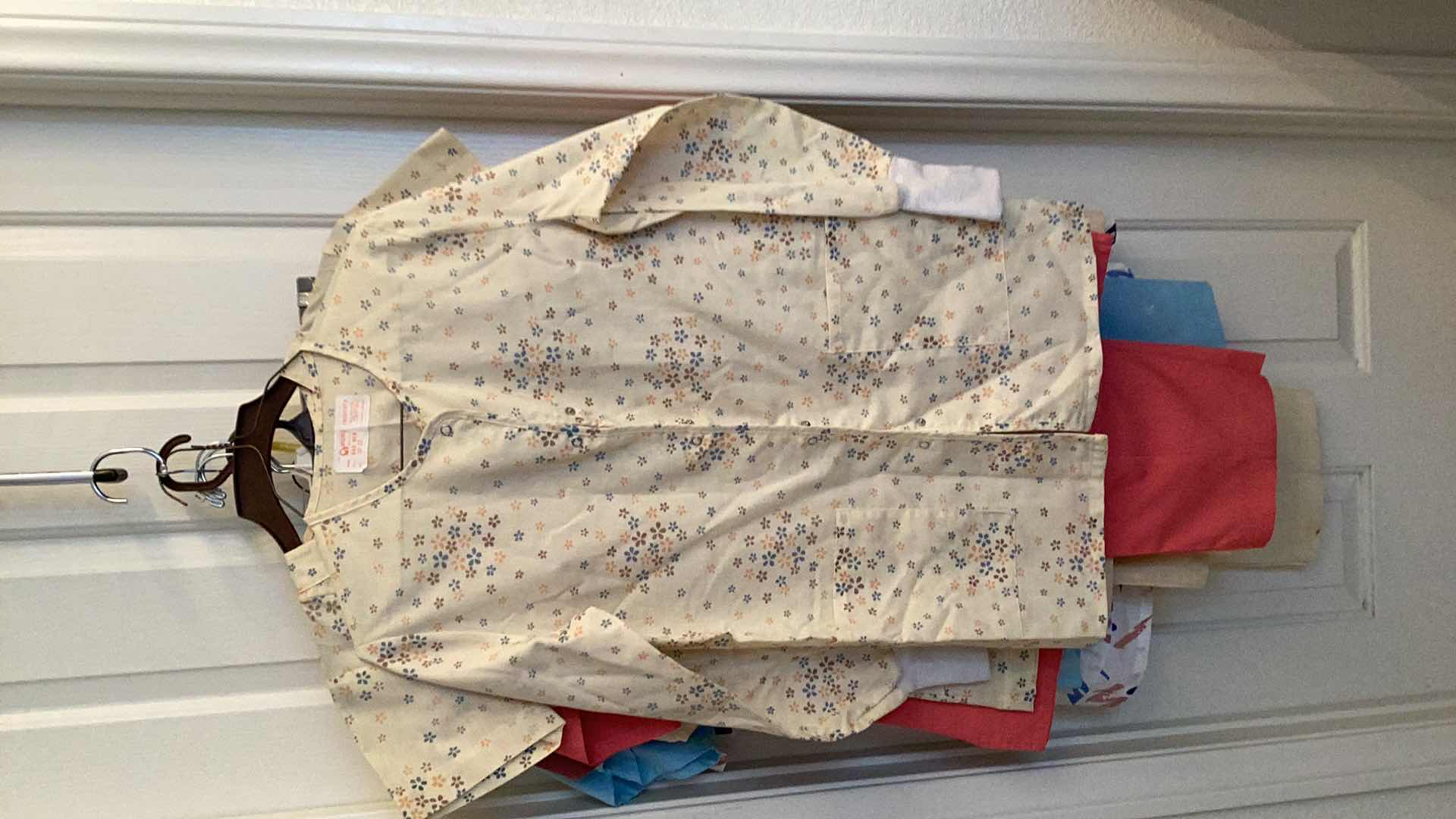 Photo 1 of VINTAGE WOMENS SCRUBS 9/SHIRTS 4 PANTS