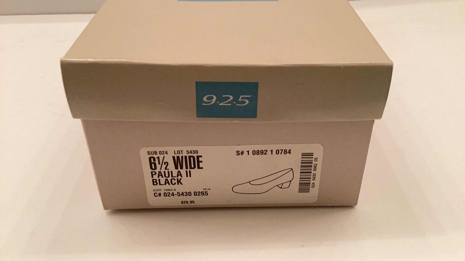 Photo 1 of NIB 9.2.5 PAULA II BLACK PUMPS SIZE 6.5