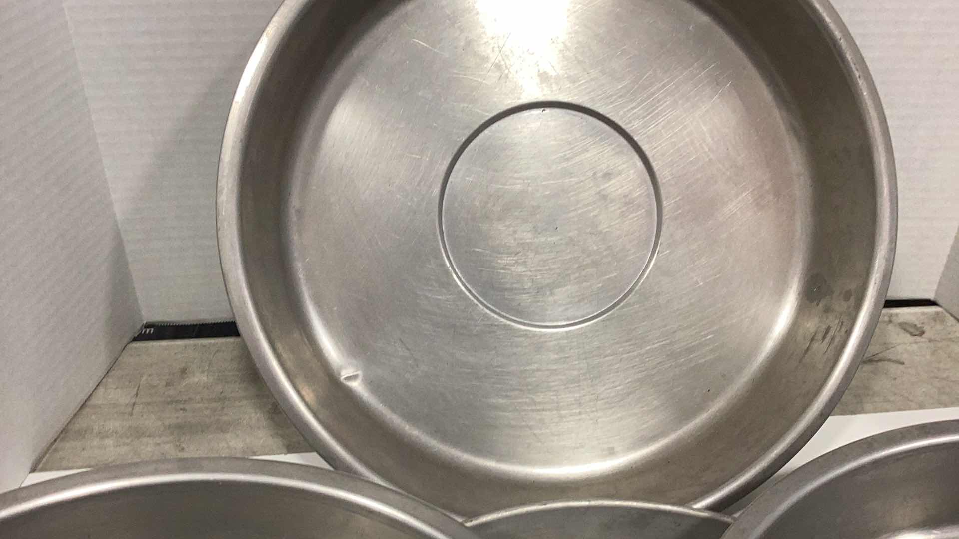 Photo 1 of FOUR FIFTEEN INCH DEEP DISH PANS