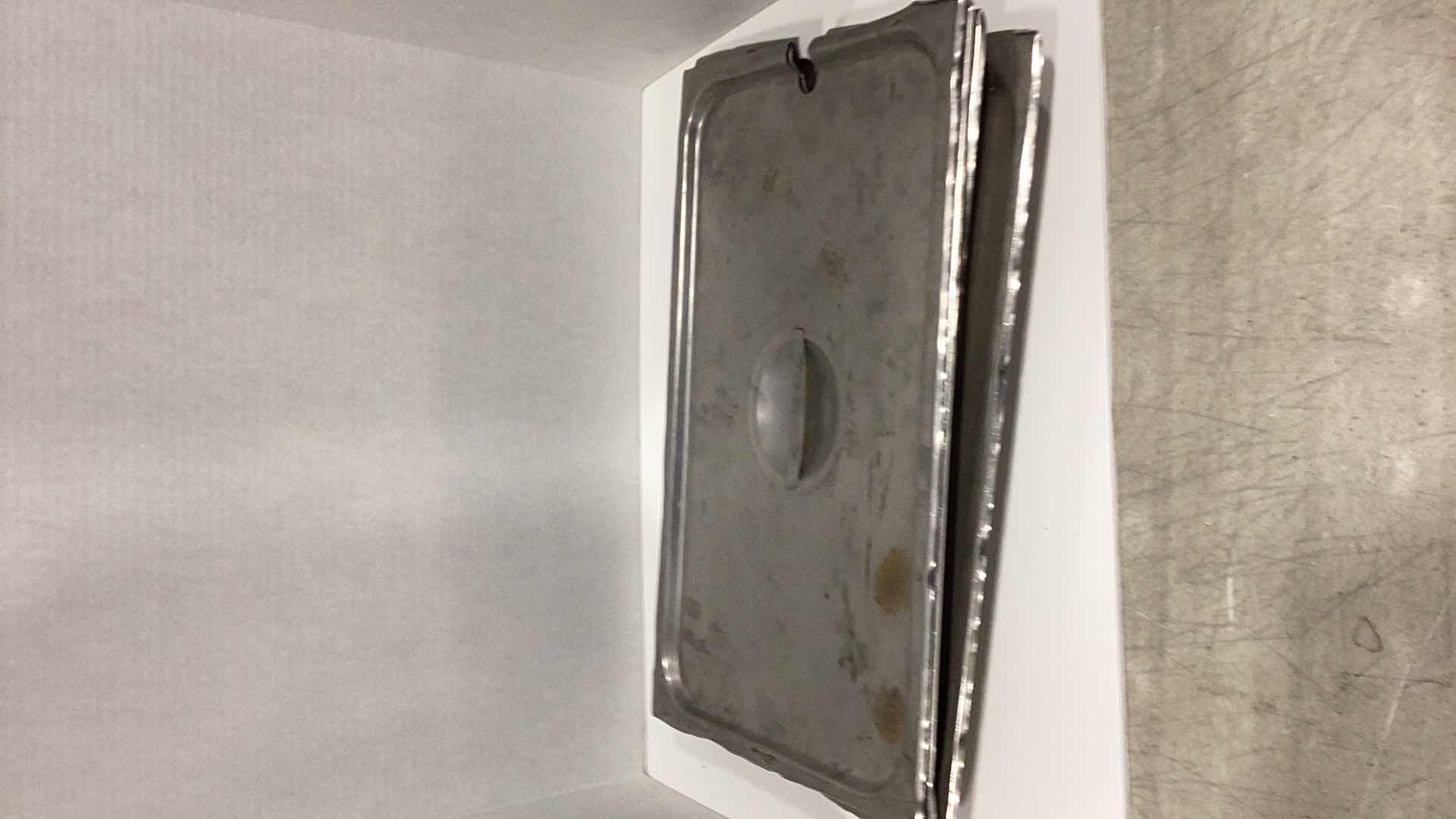 Photo 1 of FOUR STEEL COOKING TRAY COVERS 13" X 21”