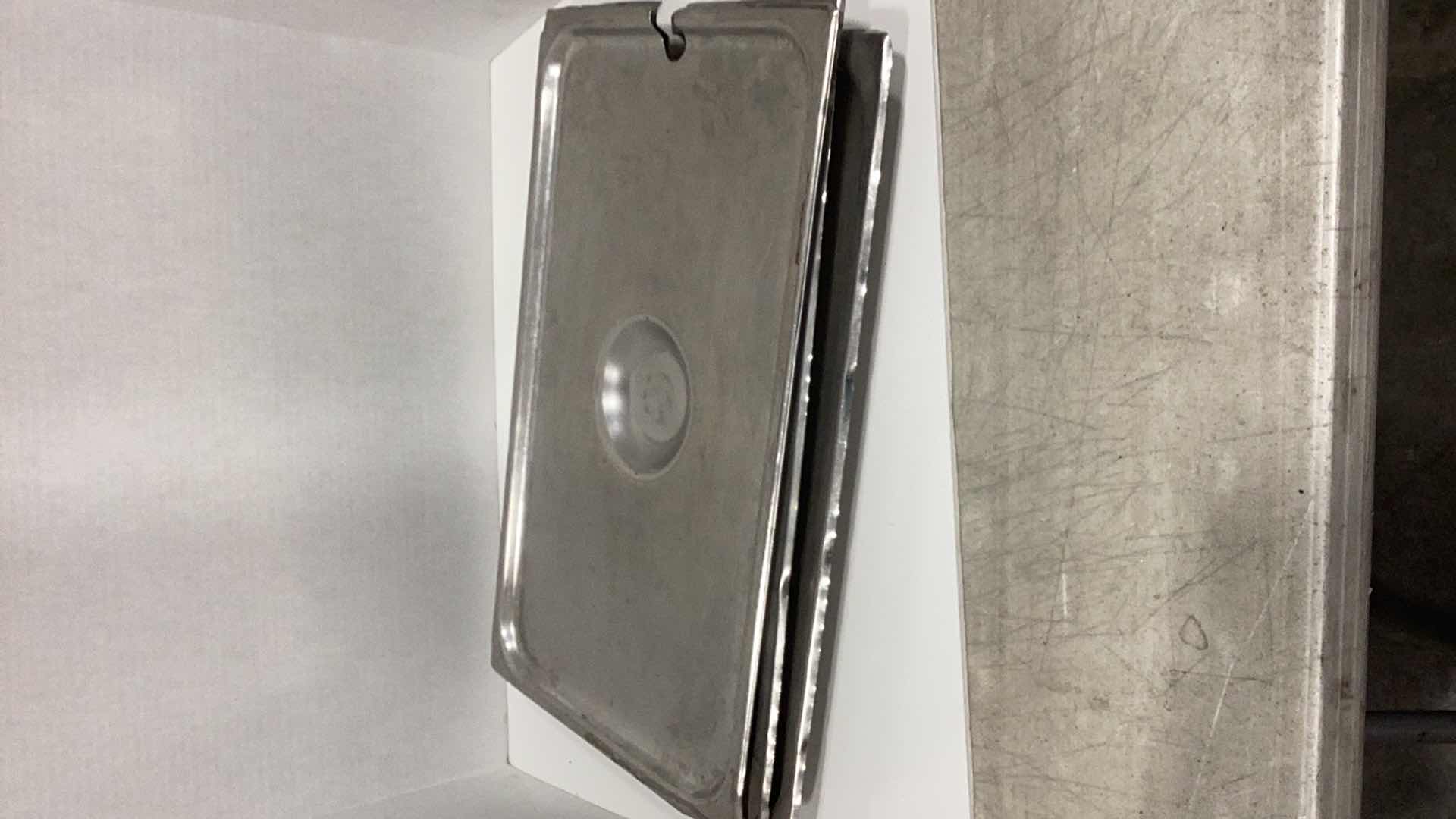 Photo 1 of FOUR STEEL COOKING TRAY COVERS 13" X 21”