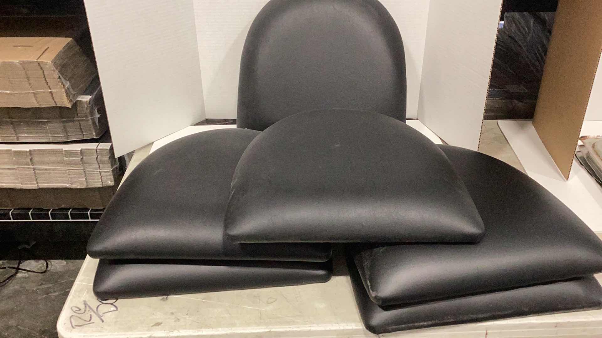 Photo 1 of SIX UPHOLSTERED SEAT CUSHIONS