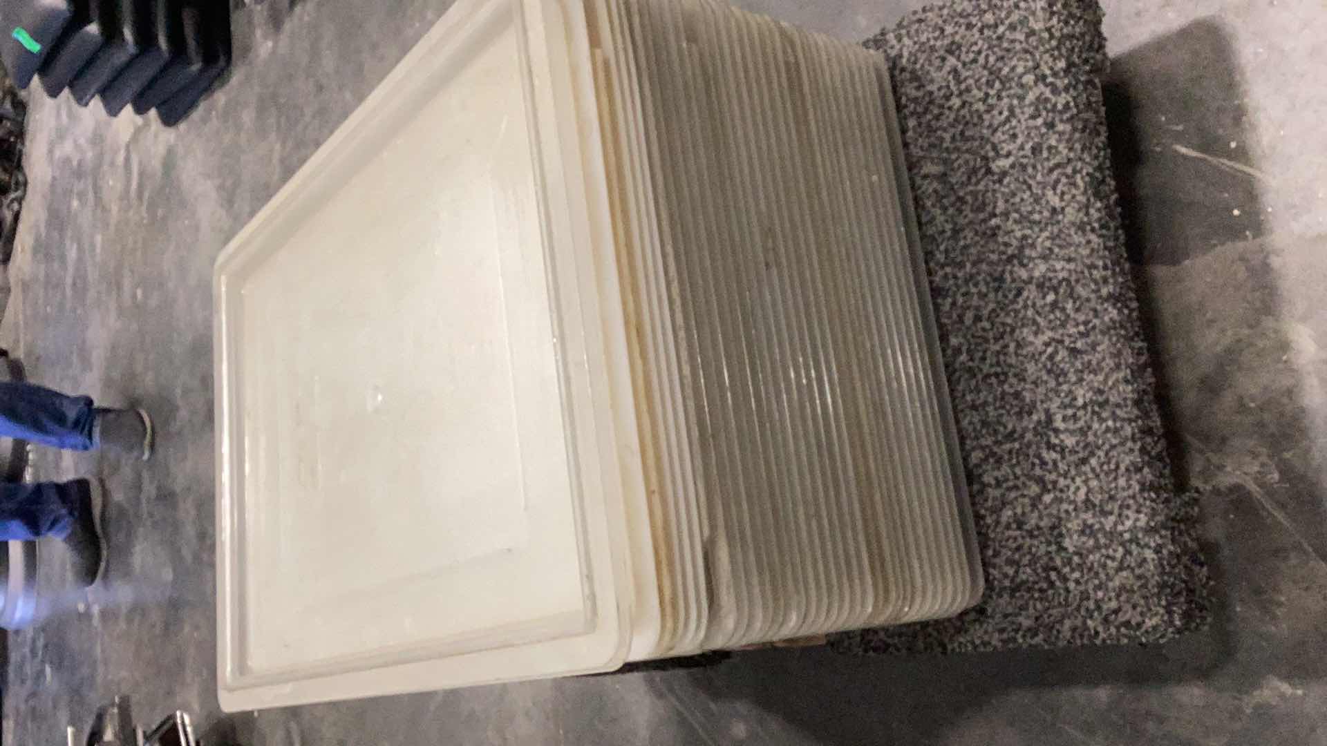 Photo 1 of THIRTY PLASTIC TRAY COVERS 18" X 26"