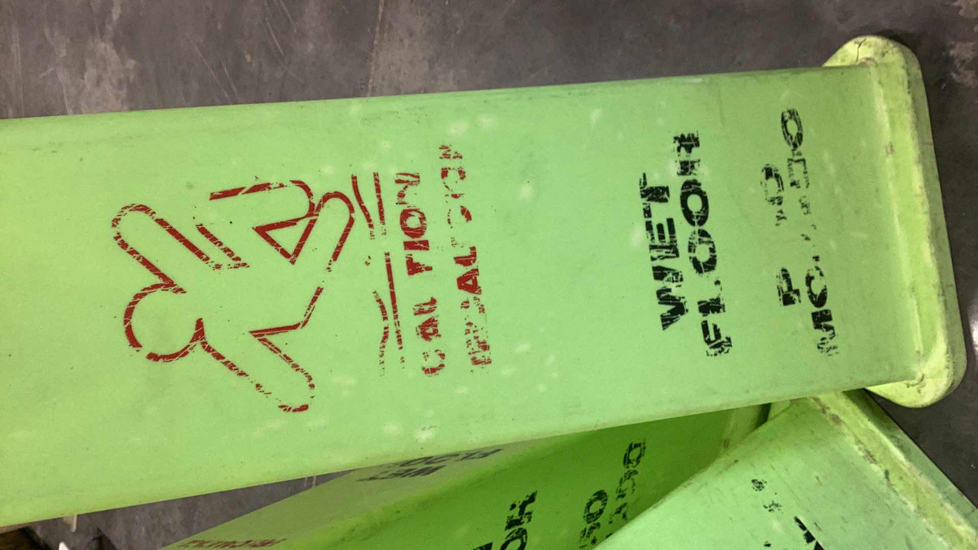 Photo 1 of THREE LARGE WET FLOOR CONES