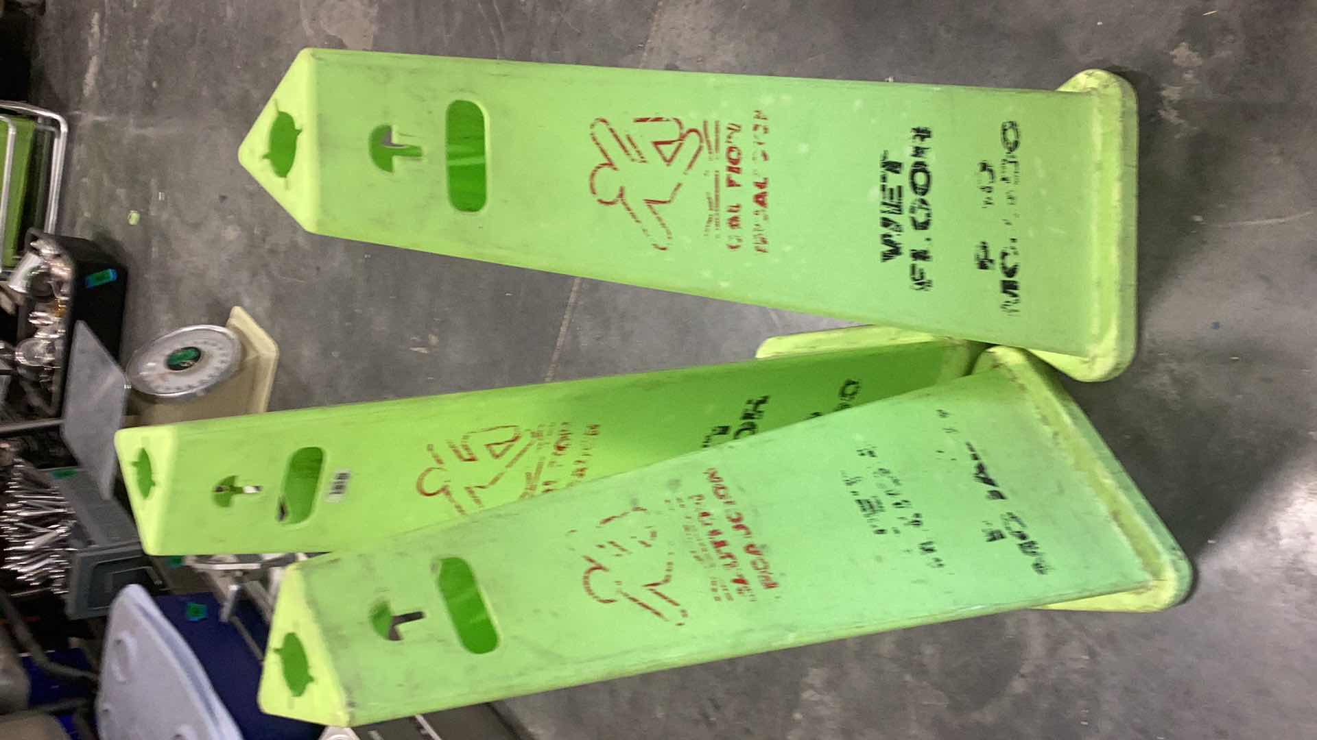 Photo 1 of THREE LARGE WET FLOOR CONES