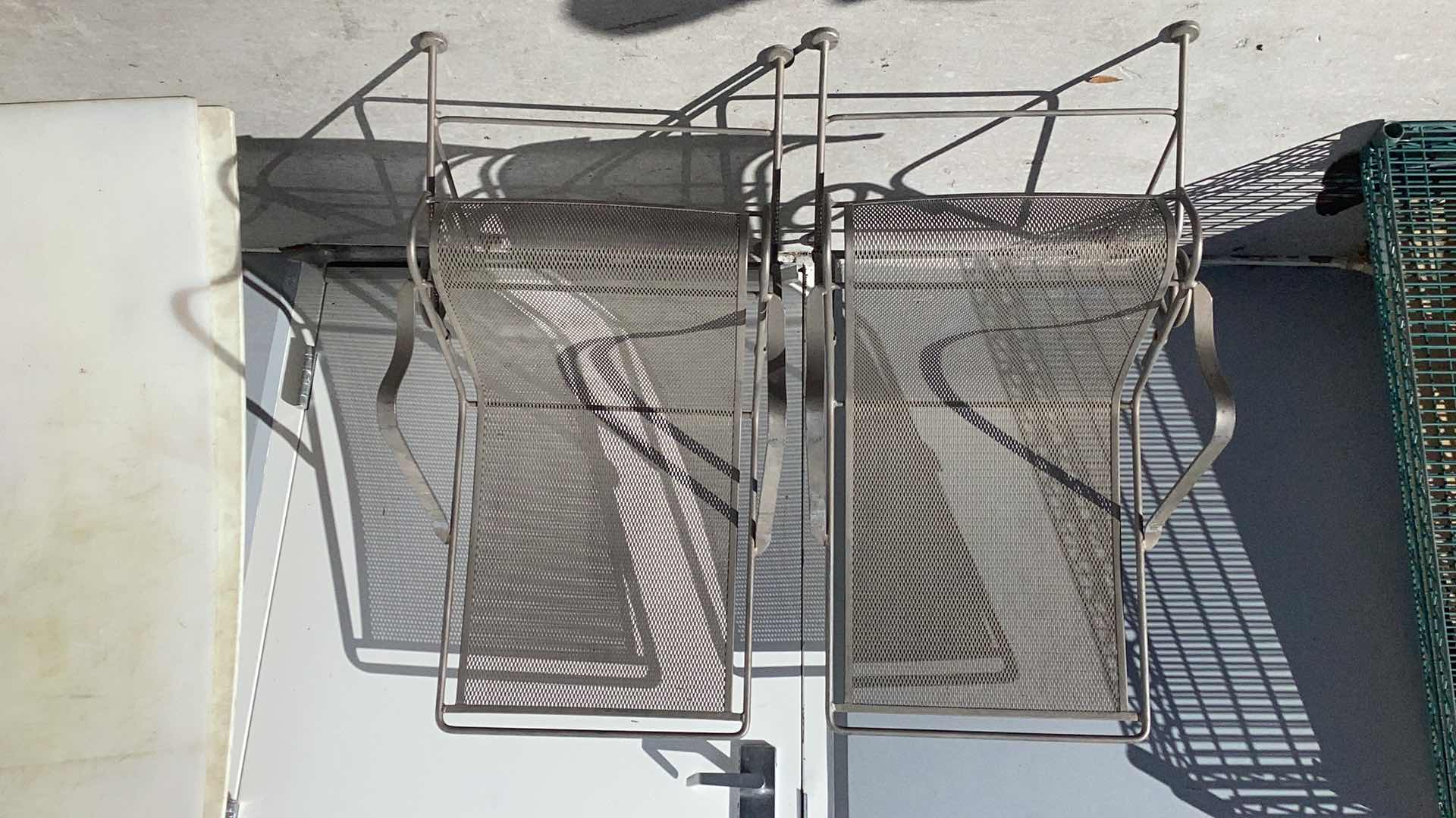 Photo 1 of TWO WROUGHT IRON PATIO CHAIRS