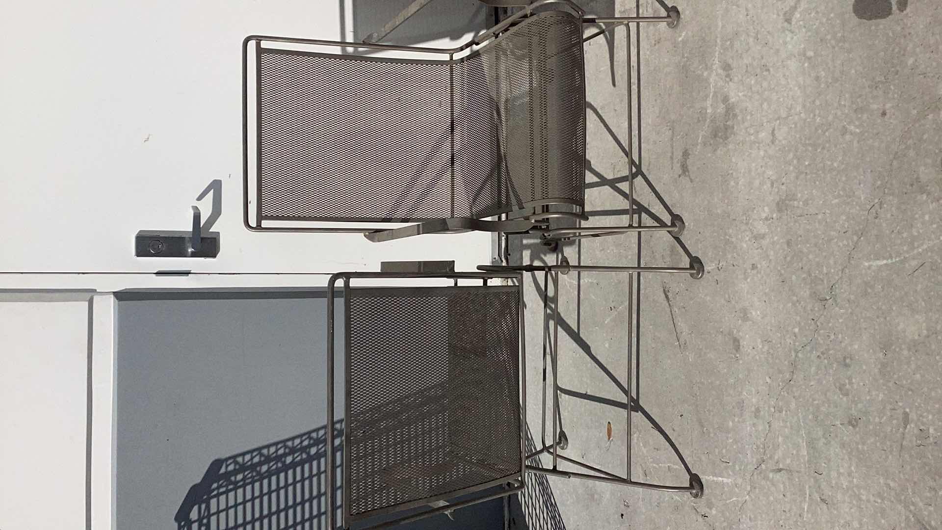 Photo 1 of TWO WROUGHT IRON PATIO CHAIRS