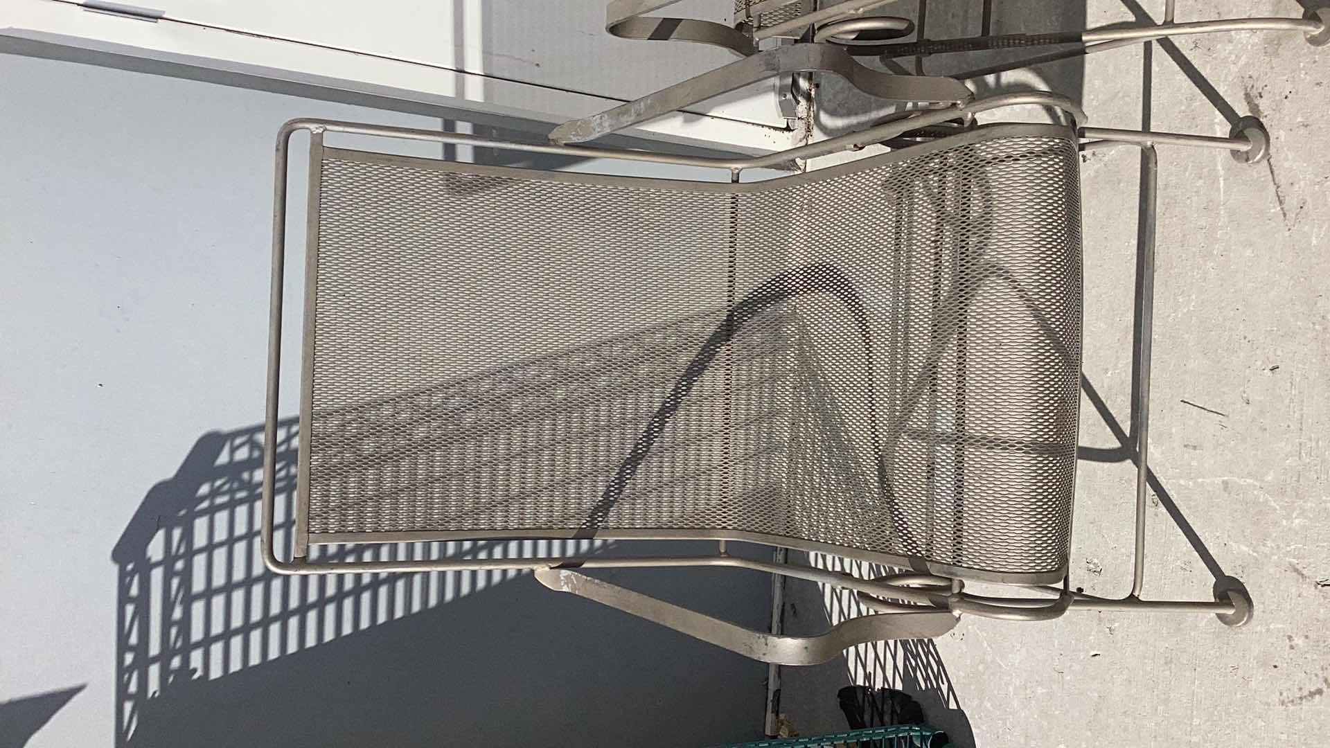 Photo 1 of FOUR WROUGHT IRON PATIO CHAIRS