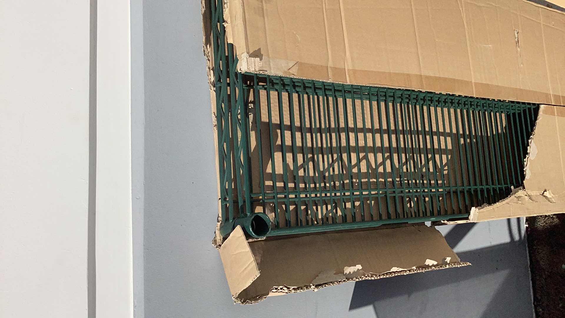 Photo 1 of METAL SHELVING UNIT