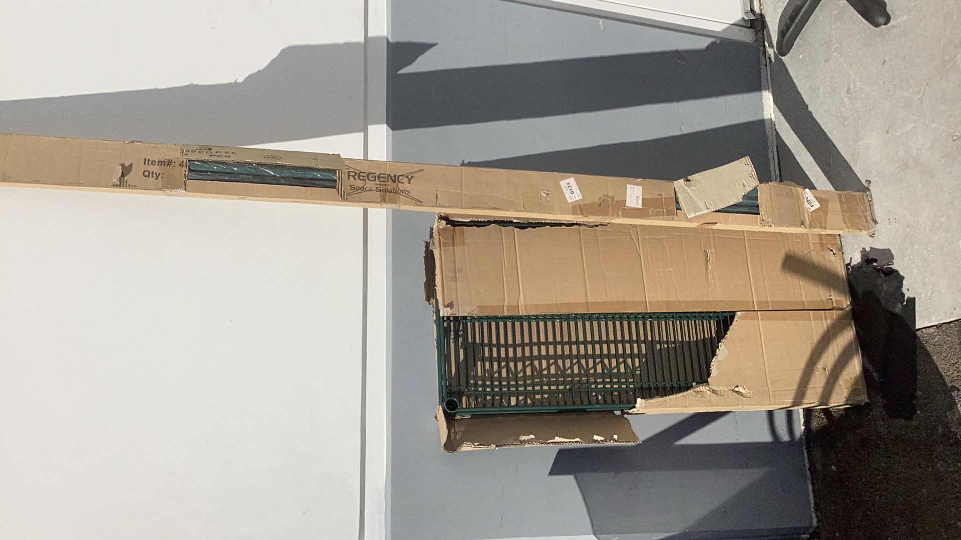 Photo 1 of METAL SHELVING UNIT