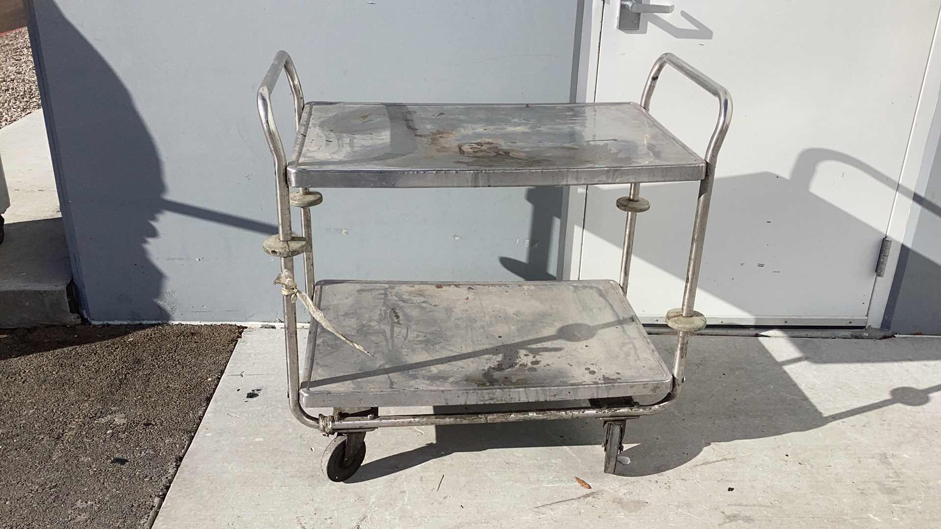 Photo 1 of METAL SERVING CART