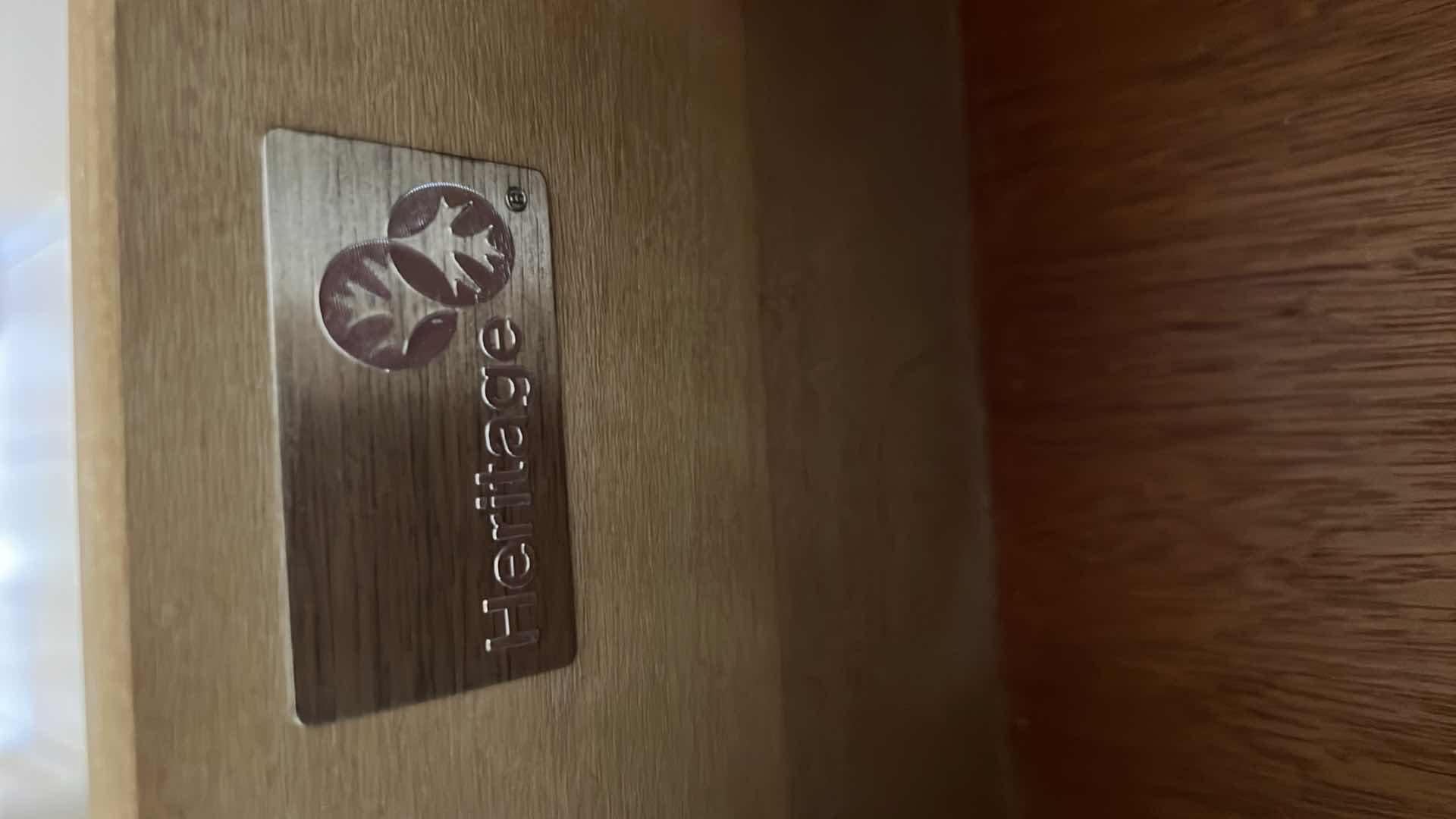 Photo 1 of VINTAGE HERITAGE MAHOGANY W GOLD BRASS HARDWARE DRESSER   68” x 20” H32”