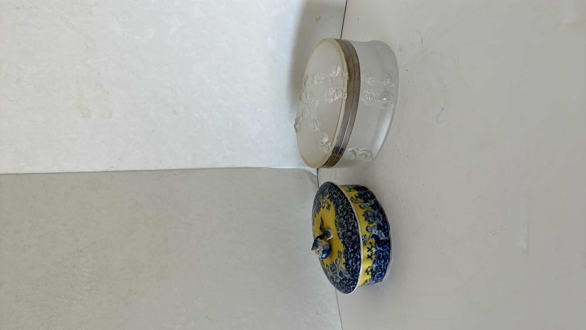 Photo 1 of 2-VINTAGE CONTAINERS W LIDS