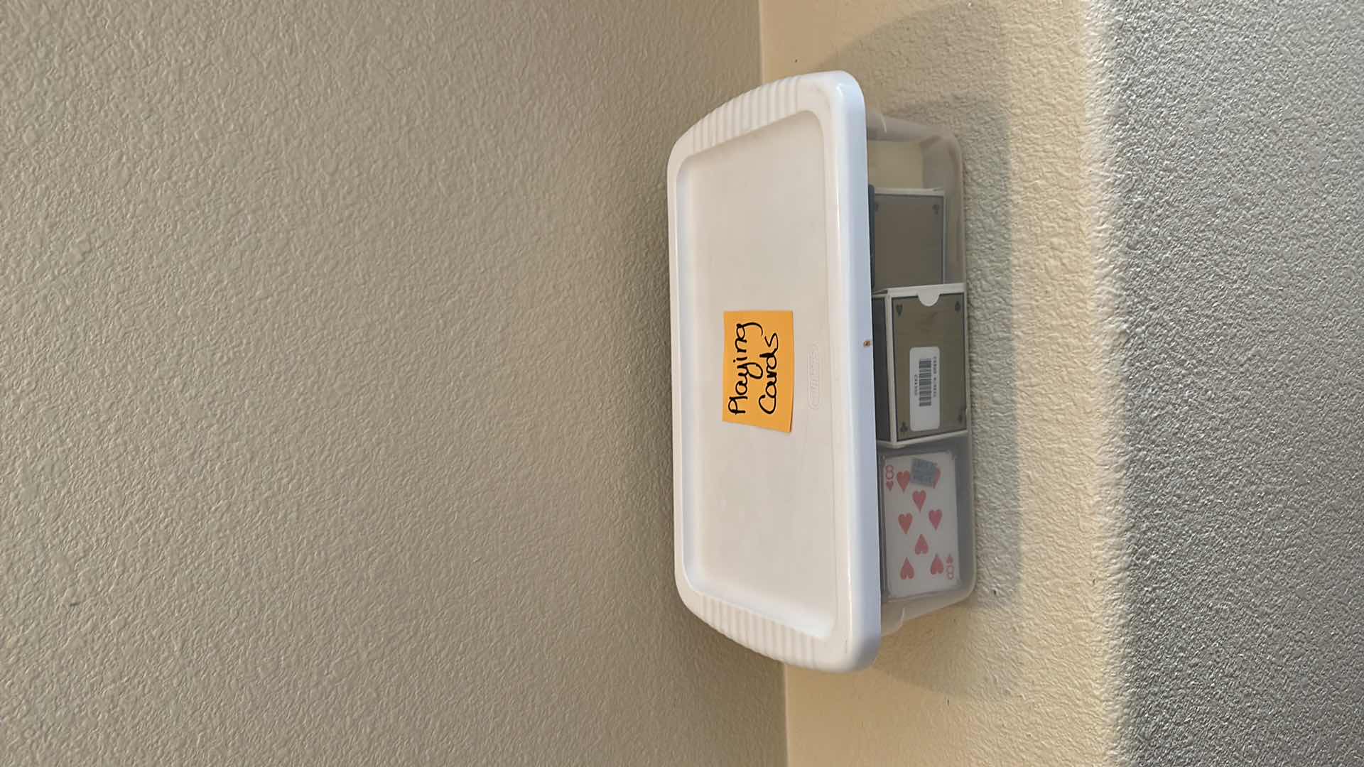 Photo 1 of PLASTIC CONTAINER W VARIETY OF PLAYING CARDS