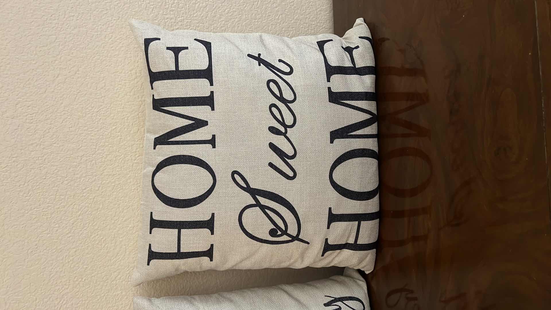 Photo 1 of 3-DECORATIVE ACCENT PILLOWS W SAYINGS