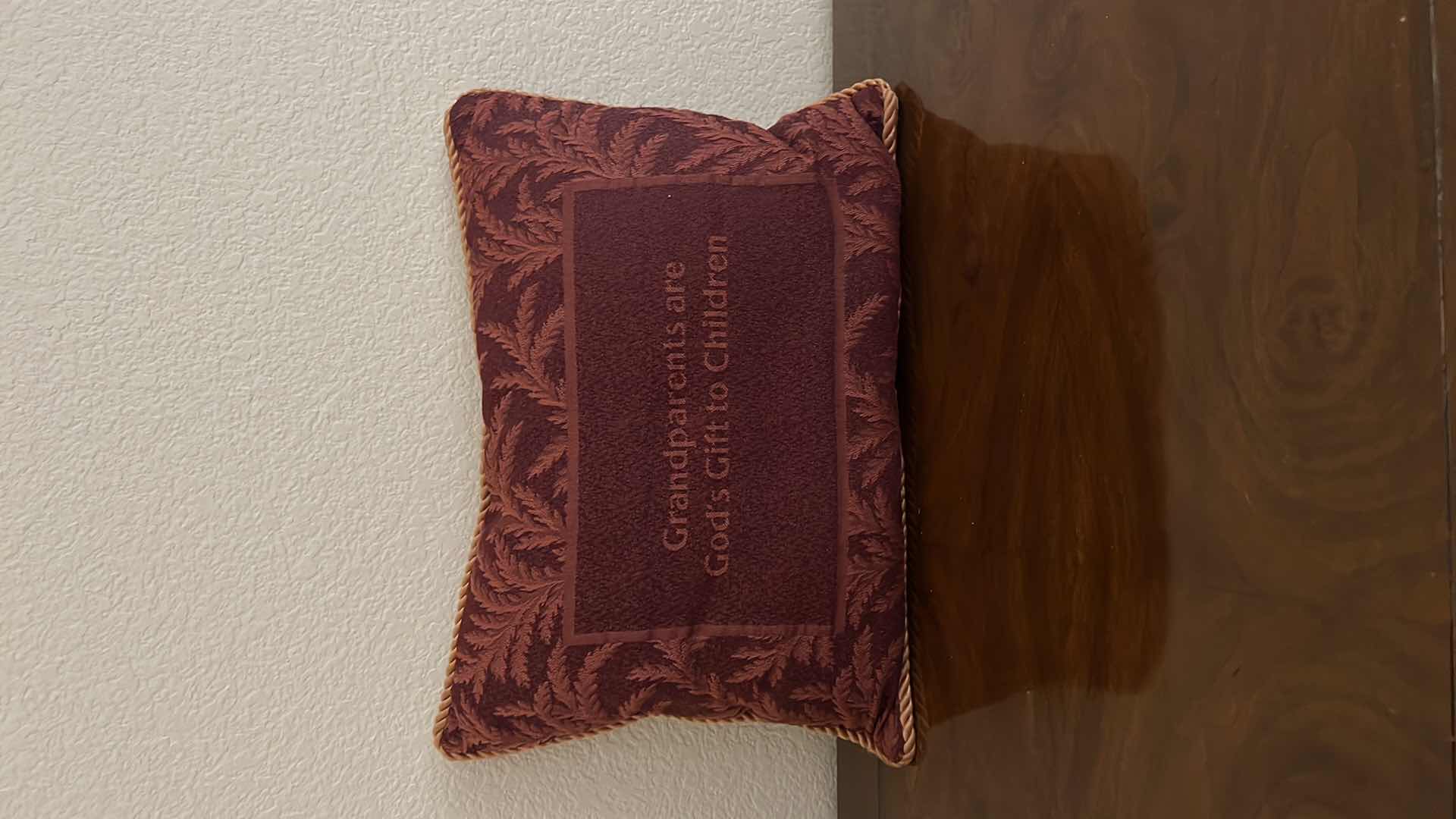 Photo 1 of 3-DECORATIVE ACCENT PILLOWS W SAYINGS