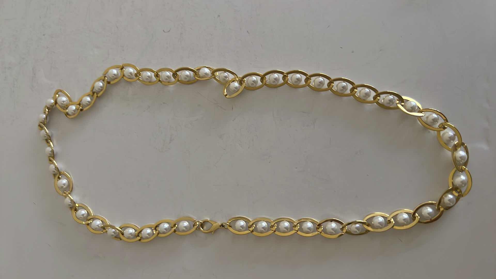 Photo 1 of 6-COSTUME GOLD JEWELRY NECKLACE