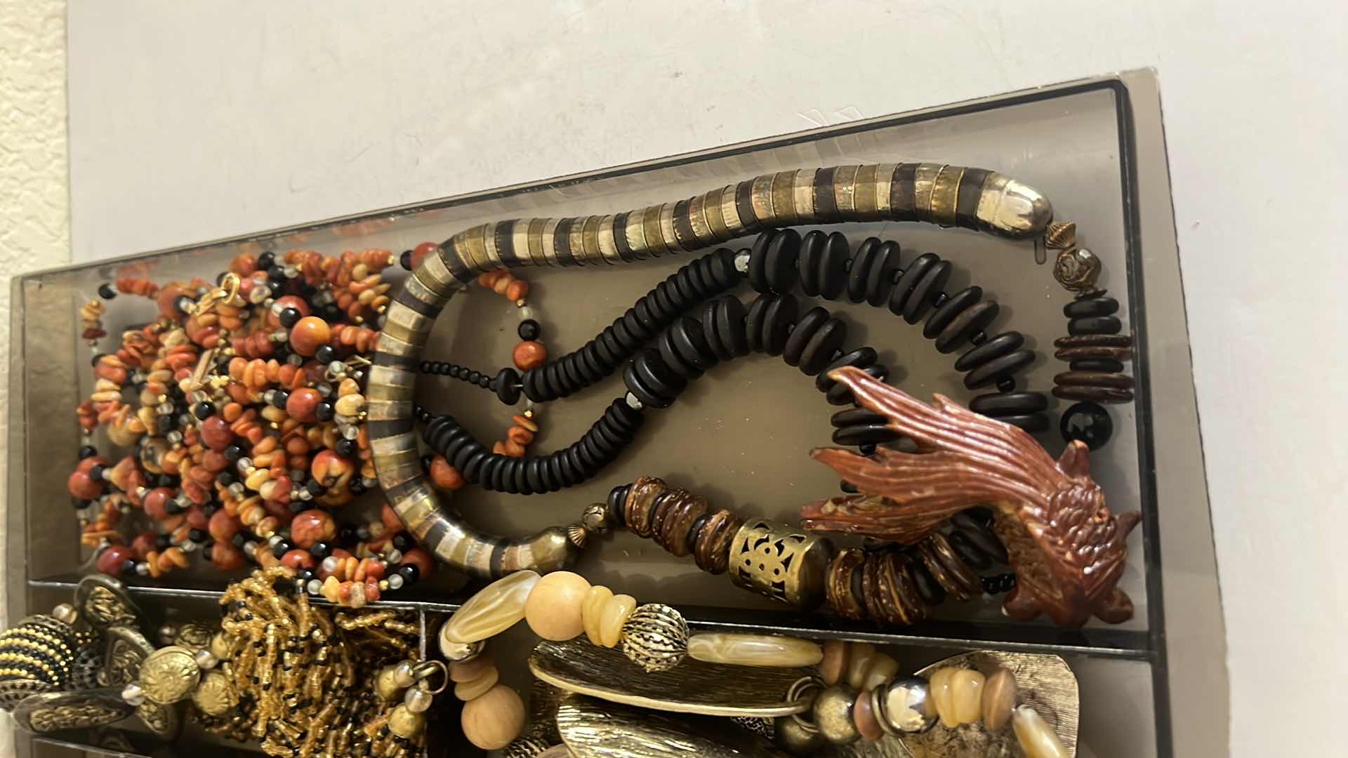 Photo 1 of TRAY W COSTUME JEWELRY