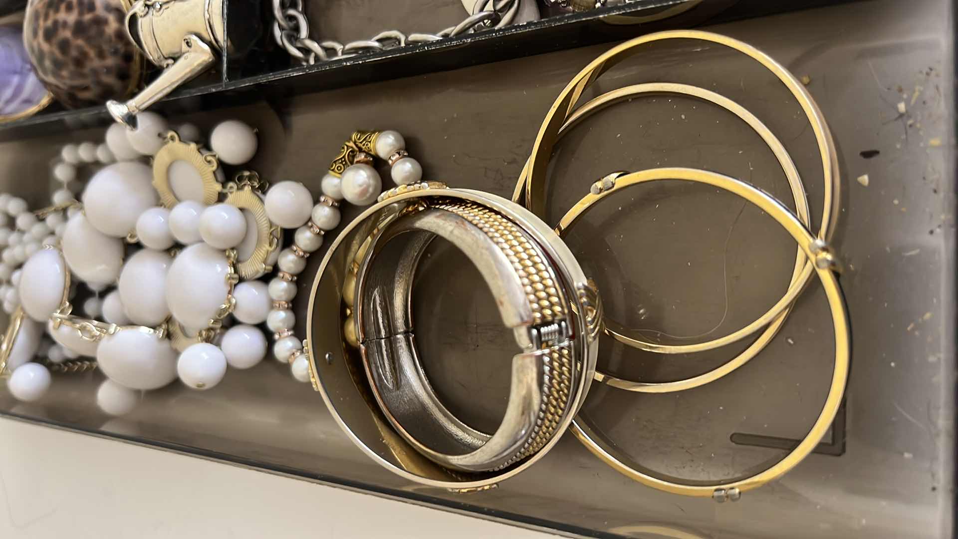 Photo 1 of TRAY W COSTUME JEWELRY