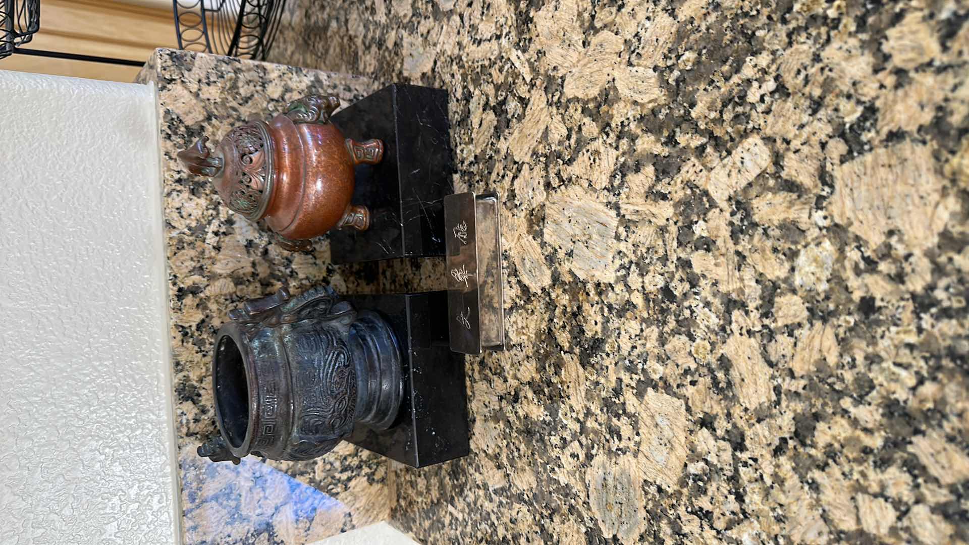 Photo 1 of 2-METAL INCENSE BURNERS