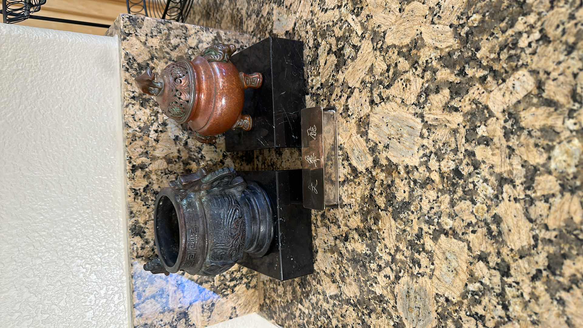 Photo 1 of 2-METAL INCENSE BURNERS