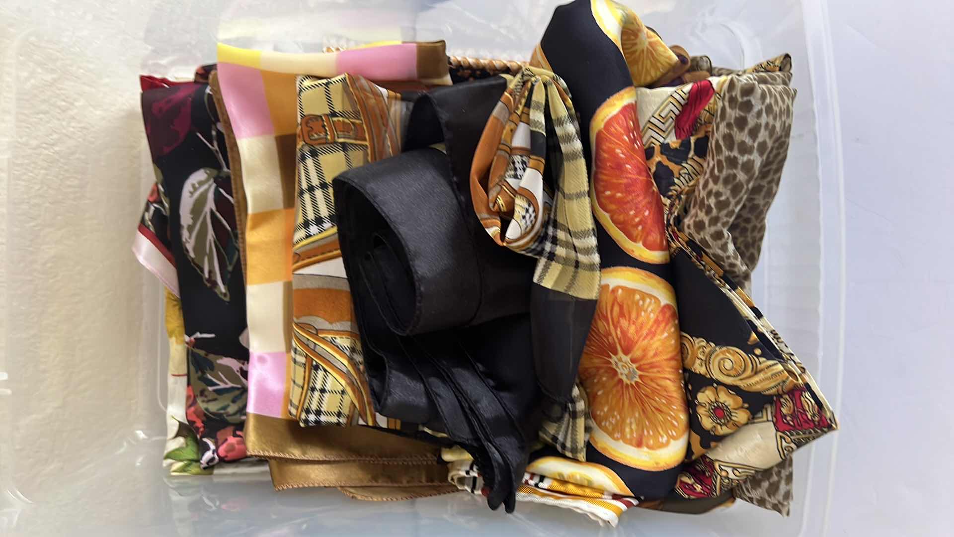 Photo 1 of 2-CONTAINERS W LADIES SCARVES