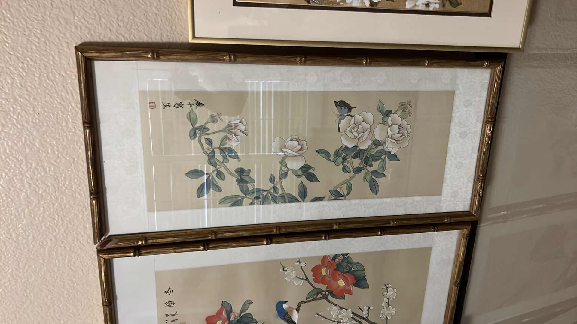 Photo 3 of 4-FLORAL FRAMED ARTWORKS