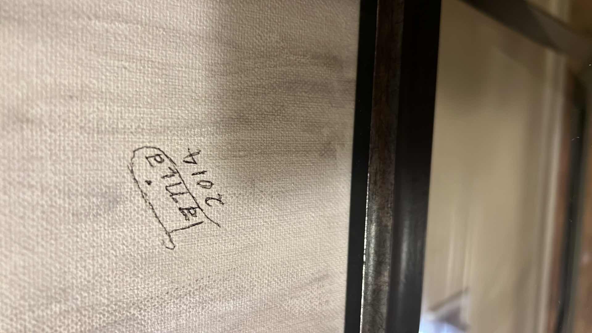 Photo 3 of 2-FRAMED ARTIST SIGNED OIL PAINTING ARTWORKS (18” x 32” & 16” x 20”)