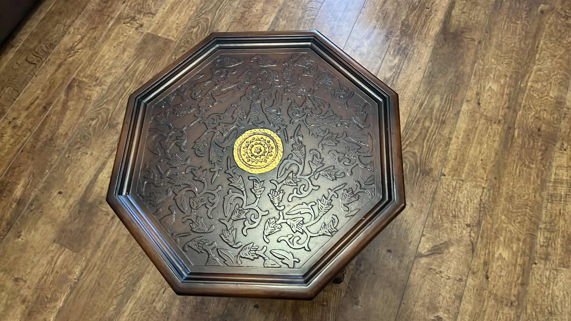 Photo 1 of VINTAGE WOOD ACCENT TABLE   21” x 21” H24”