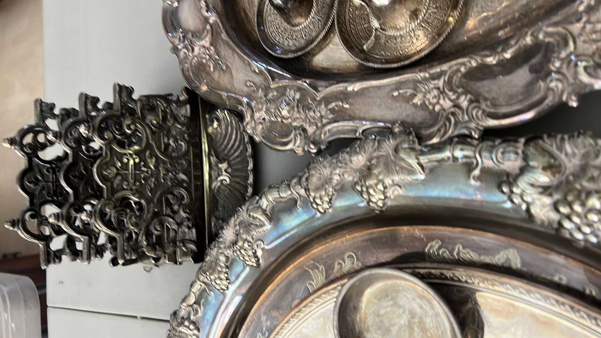 Photo 1 of SILVER AND PEWTER SERVEWARE