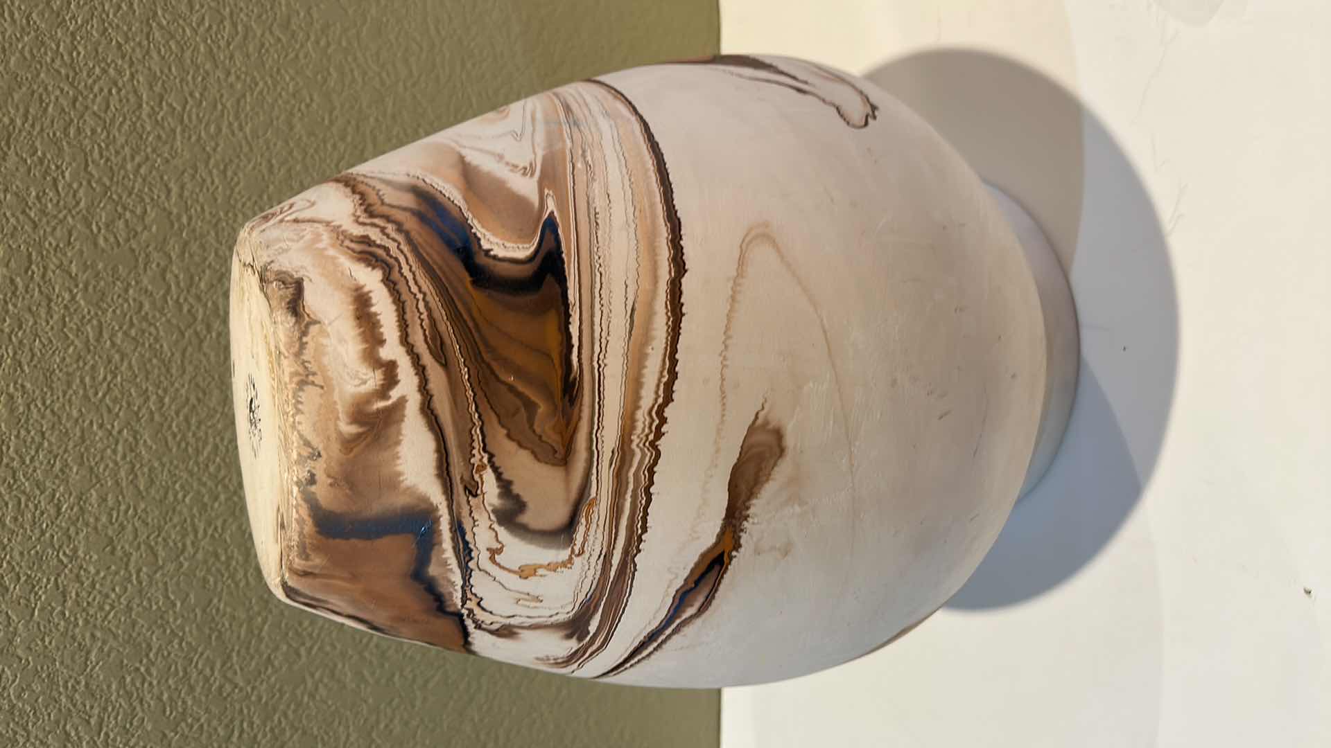 Photo 5 of NEMADJI EARTH POTTERY HAND MADE VASE- MADE FROM 25 THOUSAND YEAR OLD RETREATING GLACIERS