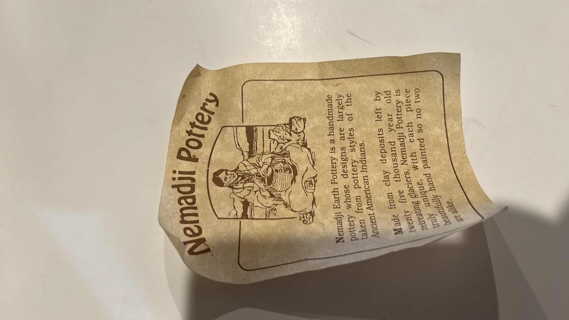 Photo 6 of NEMADJI EARTH POTTERY HAND MADE VASE- MADE FROM 25 THOUSAND YEAR OLD RETREATING GLACIERS