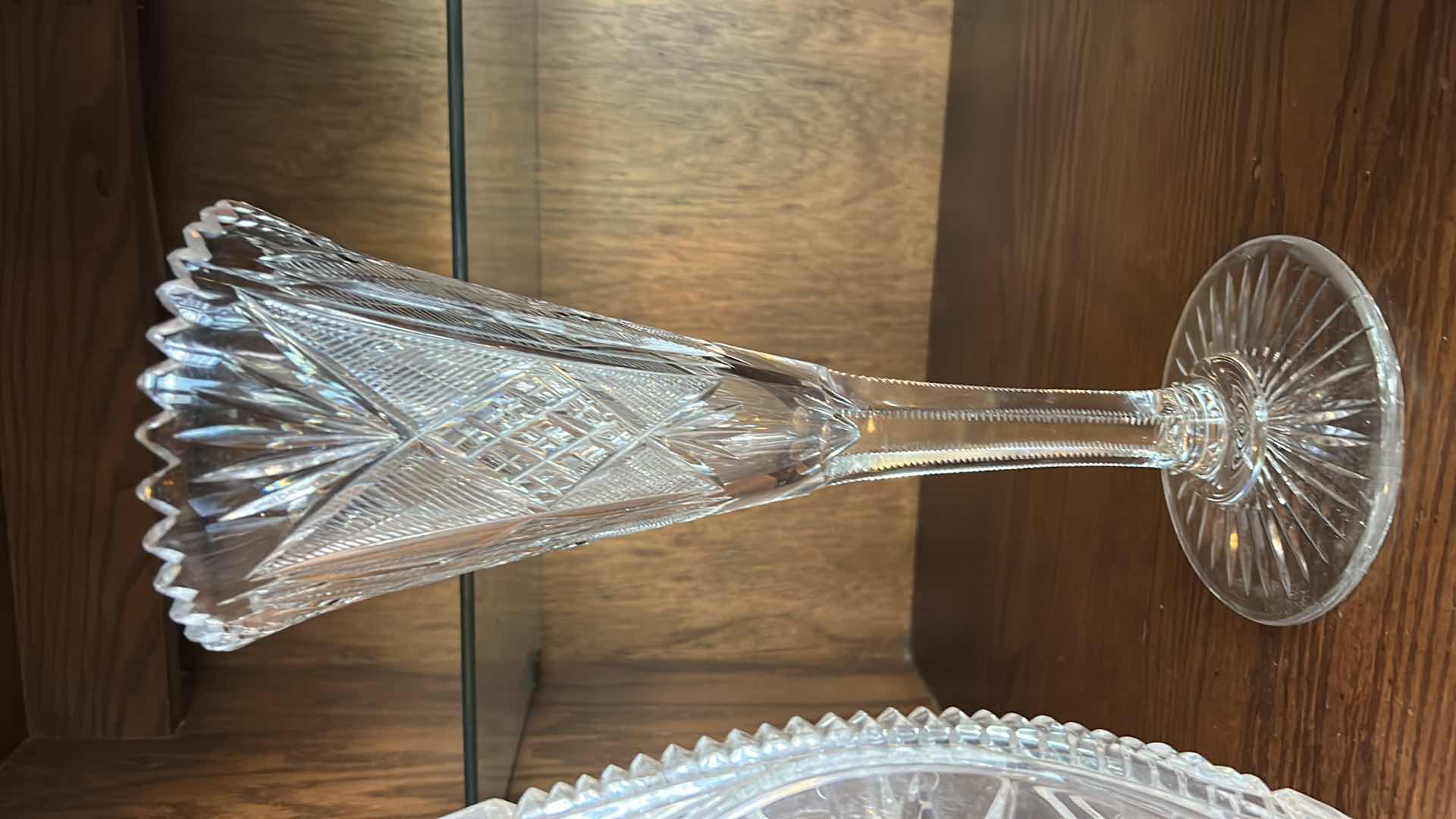 Photo 3 of LEADED CUT CRYSTAL ASSORTMENT TALLEST 12”