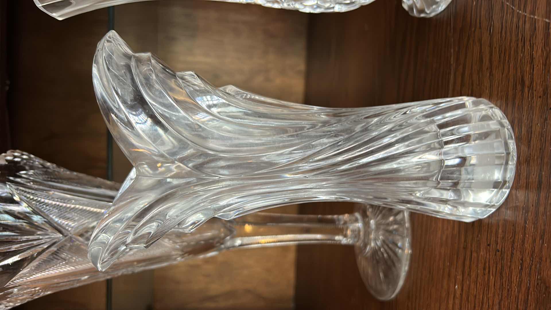 Photo 5 of LEADED CUT CRYSTAL ASSORTMENT TALLEST 12”