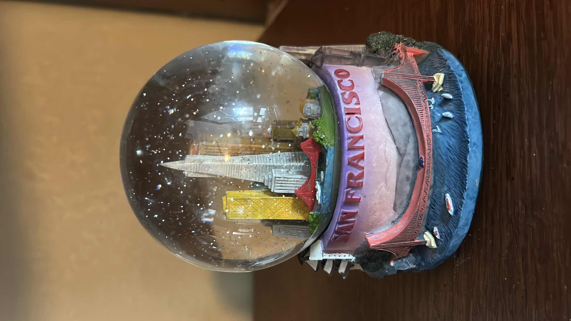 Photo 1 of 2 MUSICAL SNOW GLOBES - DALLAS AND SAN FRANCISCO